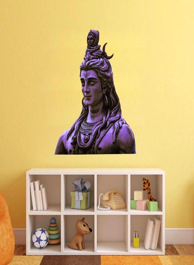 Sticker Studio ملصقات جدارية من الفينيل PVC بتصميم تمثال شيفا من ستيكر ستوديو (متعددة الألوان، 58 سم × 53 سم) - Image 2
